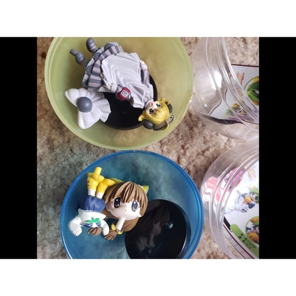 Di Gi Charat Complete lot of 4 figure Dejiko Usada Piyoko Puchiko Gashapon NIB - Picture 5 of 11